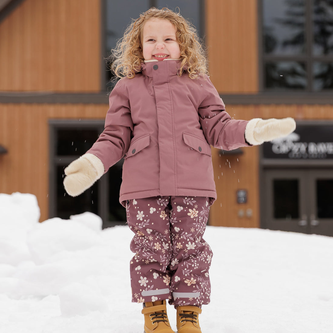 Kidorca Cypress Kids Waterproof Winter Jacket - Rose Taupe – Outdoor fit