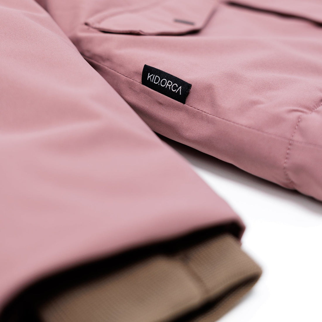 Kidorca Cypress Kids Waterproof Winter Jacket - Rose Taupe – Sleeve cuff