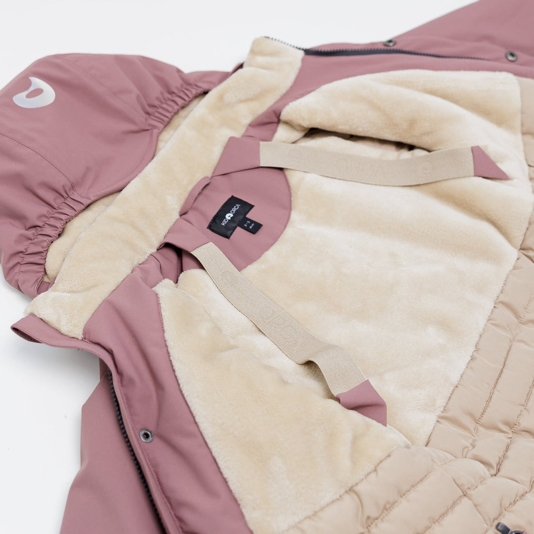 Kidorca Cypress Kids Waterproof Winter Jacket - Rose Taupe – Open jacket
