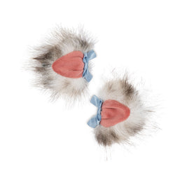 Konges Slojd 2 Pack Kitty Furry Ear Clip