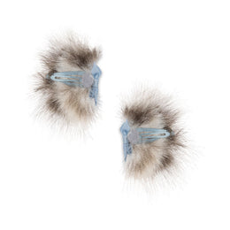 Konges Slojd 2 Pack Kitty Furry Ear Clip