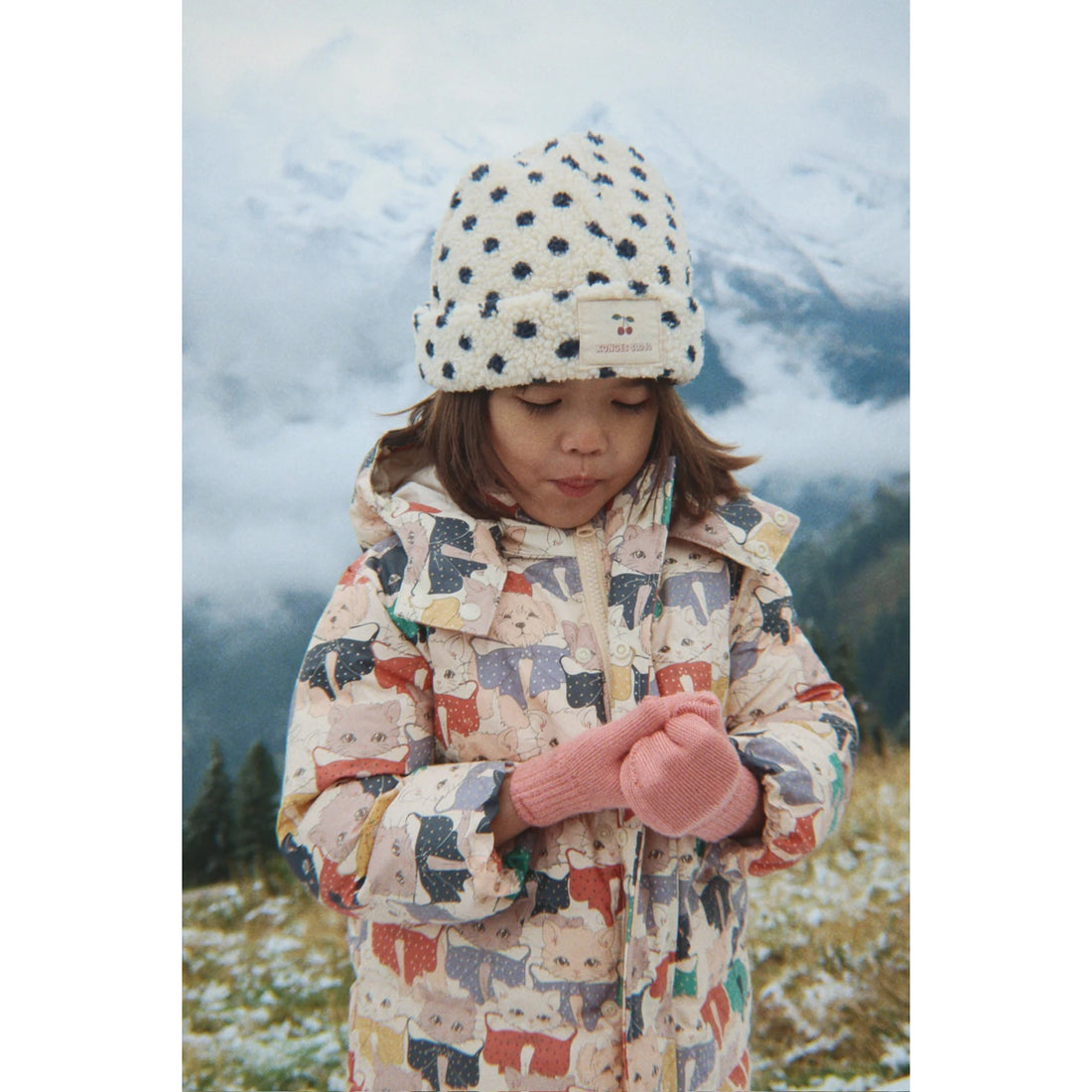 Konges Slojd Ace Rain Jacket Like Cats And Dogs - Lifestyle View