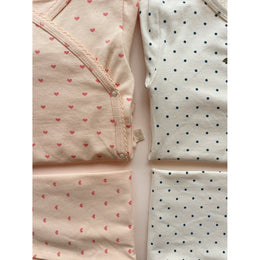 Konges Slojd Basic LS Newborn Body GOTS Teddy Coeur