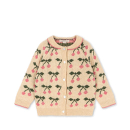 Konges Slojd Belou Collar Cardigan Cherry