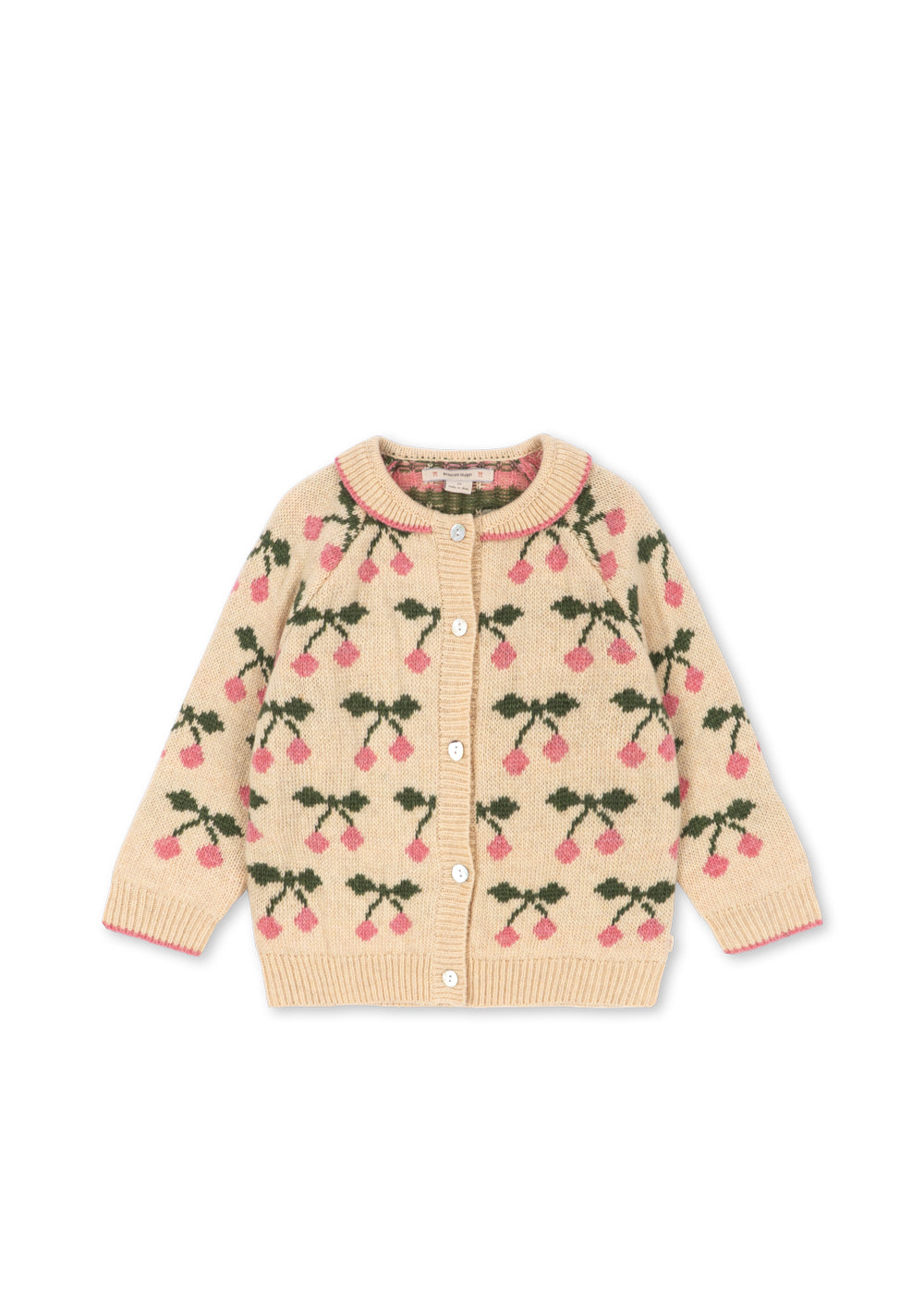 Konges Slojd Belou Collar Cardigan Cherry