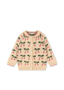 Konges Slojd Belou Collar Cardigan Cherry