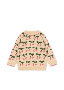 Konges Slojd Belou Collar Cardigan Cherry