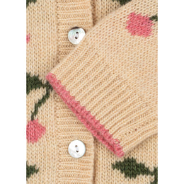 Konges Slojd Belou Collar Cardigan Cherry