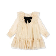 Konges Slojd Bow Dress Parchment