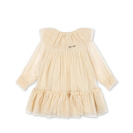 Konges Slojd Bow Dress Parchment