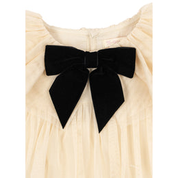 Konges Slojd Bow Dress Parchment