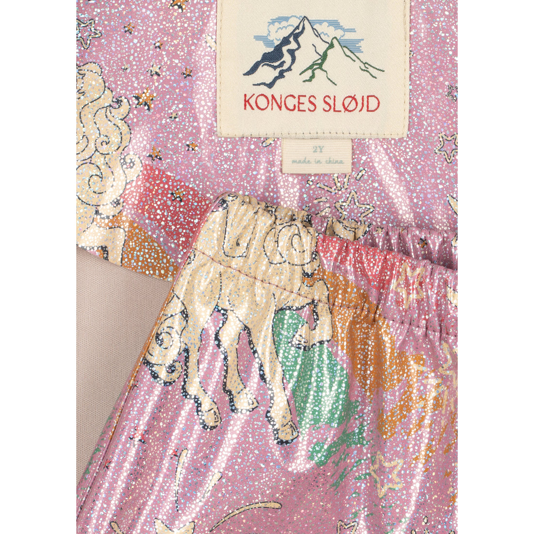 Konges Slojd Calina Rain Set Born to Sparkle, official product view 8