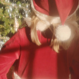 Konges Slojd Christmas Dress Red Dahlia