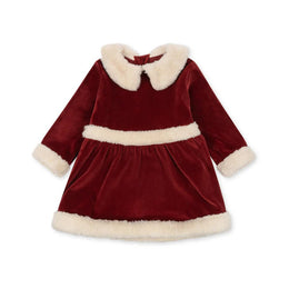 Konges Slojd Christmas Dress Red Dahlia