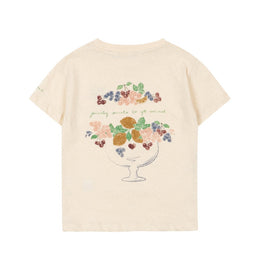 Konges Slojd Era Tee - Buttercream/Juicy