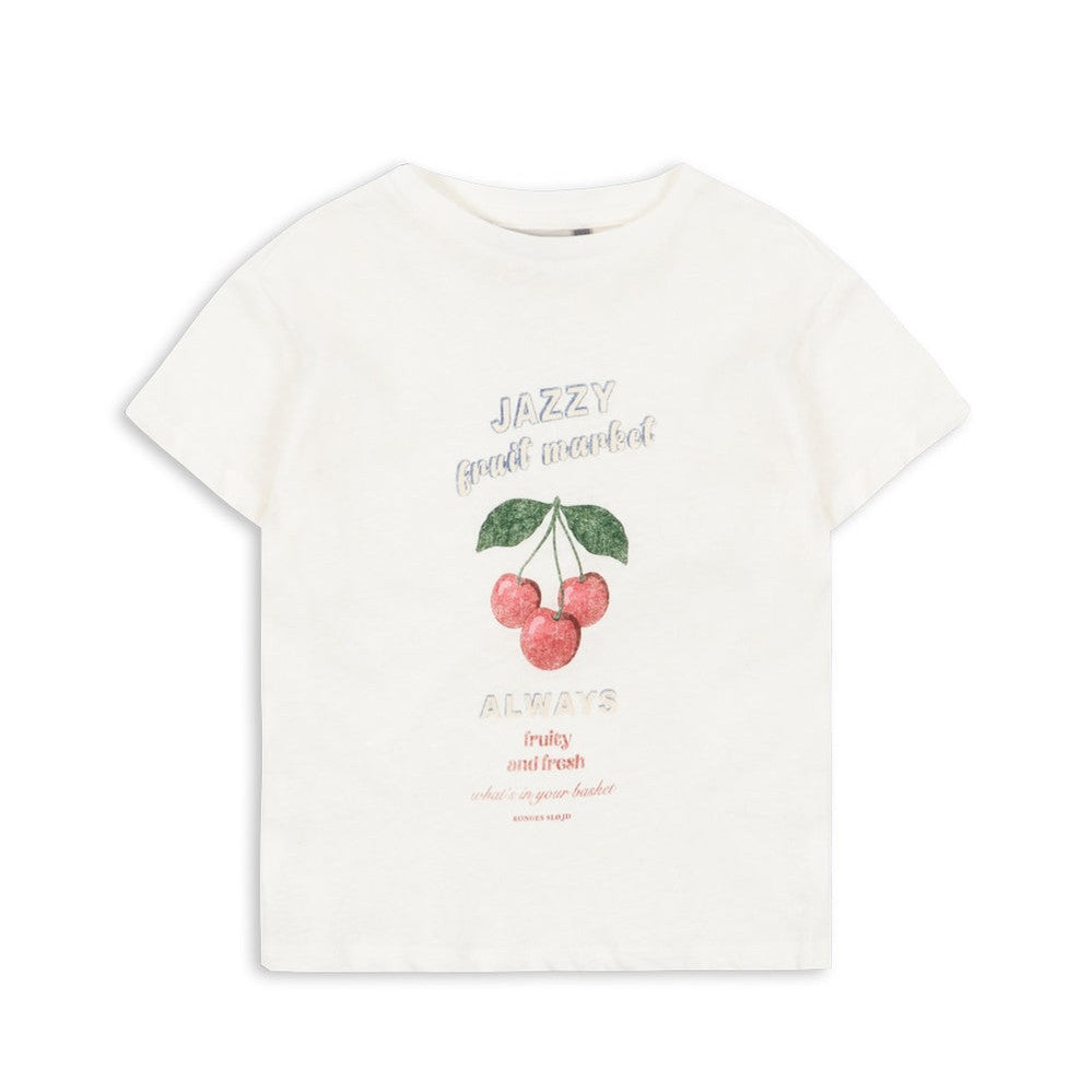 Konges Slojd Era Tee - Off White/Jazzy 4