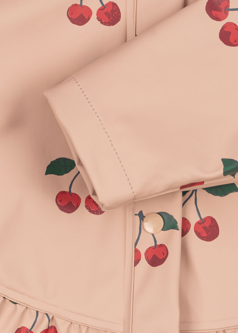 Konges Slojd Faire Rain Jacket Ma Grande Cerise Blush, official product view 3