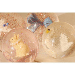 Konges Slojd Glitter Bouncing Ball Set Cherry/Swan