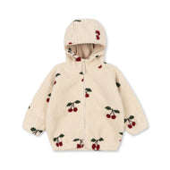 Konges Slojd Jody Teddy Hoodie GRS Ma Grande Cerise