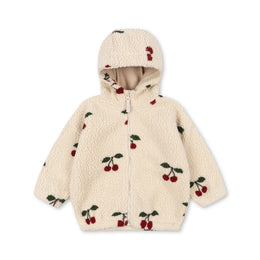 Konges Slojd Jody Teddy Hoodie GRS Ma Grande Cerise