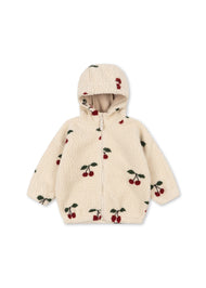 Konges Slojd Jody Teddy Hoodie GRS Ma Grande Cerise
