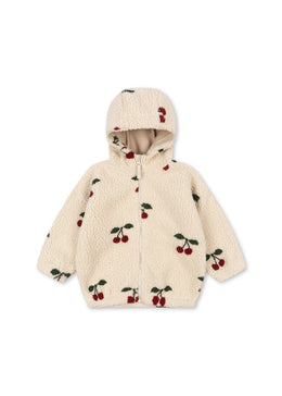 Konges Slojd Jody Teddy Hoodie GRS Ma Grande Cerise
