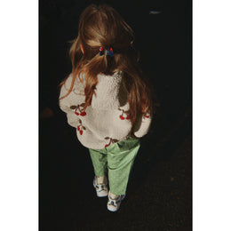 Konges Slojd Jody Teddy Hoodie GRS Ma Grande Cerise