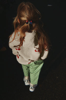 Konges Slojd Jody Teddy Hoodie GRS Ma Grande Cerise