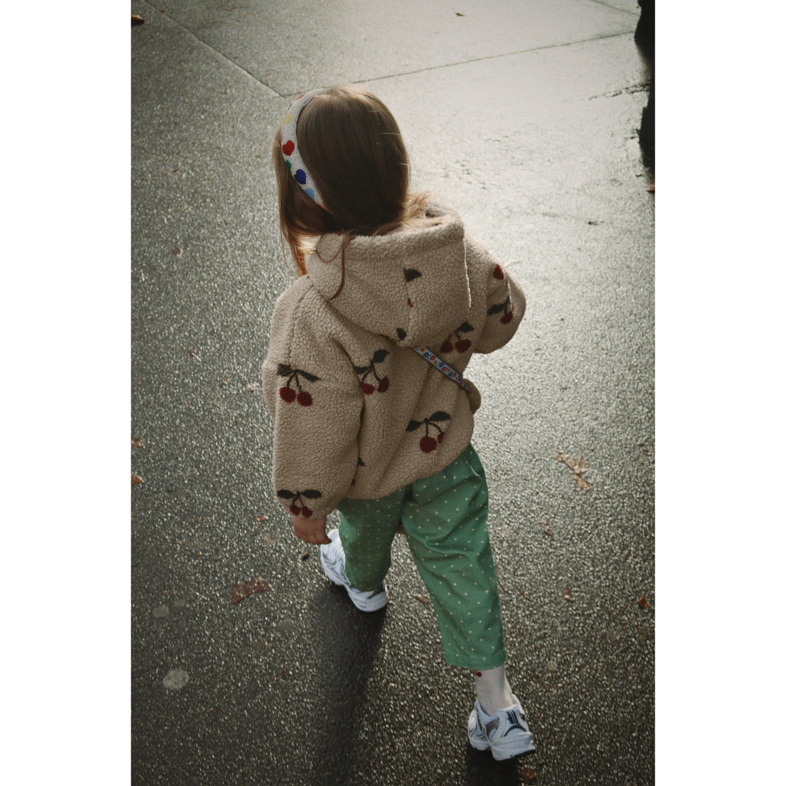 Konges Slojd Jody Teddy Hoodie GRS Ma Grande Cerise - product view 4