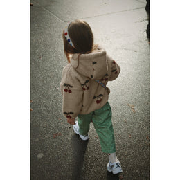 Konges Slojd Jody Teddy Hoodie GRS Ma Grande Cerise