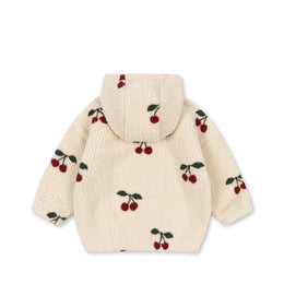 Konges Slojd Jody Teddy Hoodie GRS Ma Grande Cerise