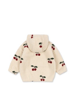 Konges Slojd Jody Teddy Hoodie GRS Ma Grande Cerise