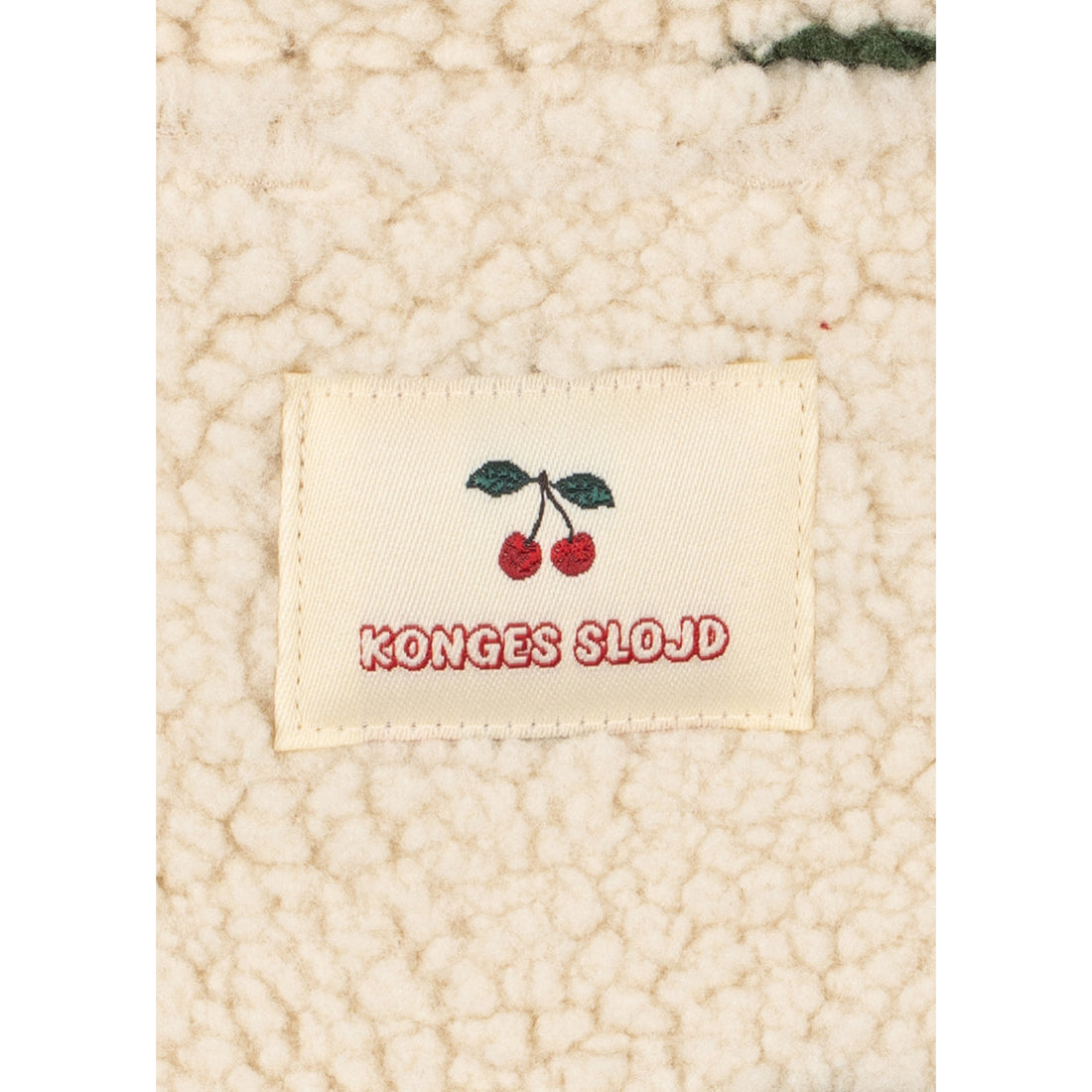 Konges Slojd Jody Teddy Hoodie GRS Ma Grande Cerise - product view 6