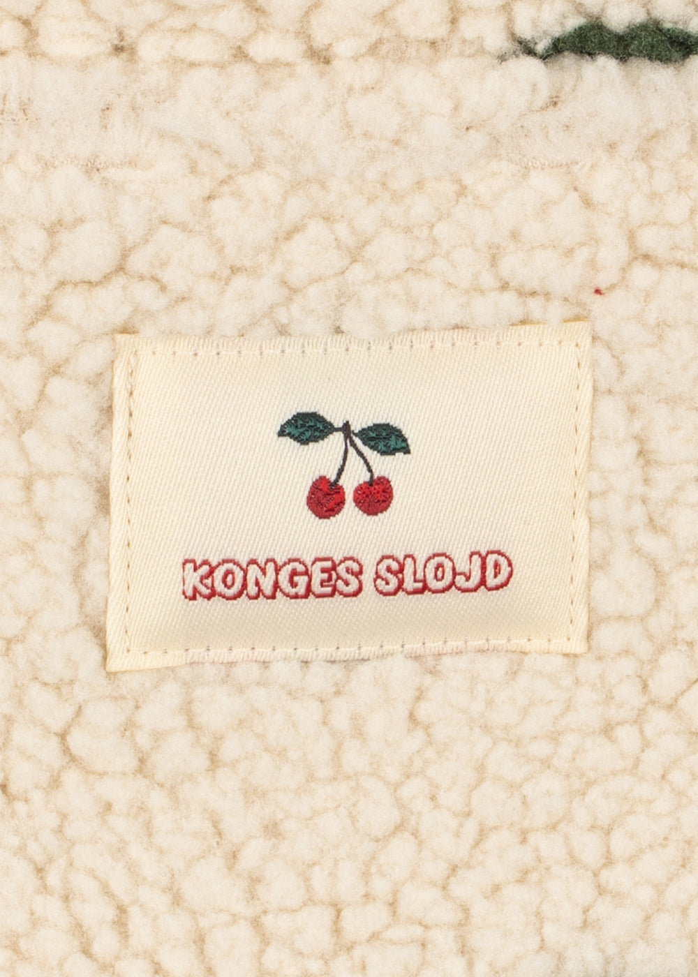Konges Slojd Jody Teddy Hoodie GRS Ma Grande Cerise - product view 6