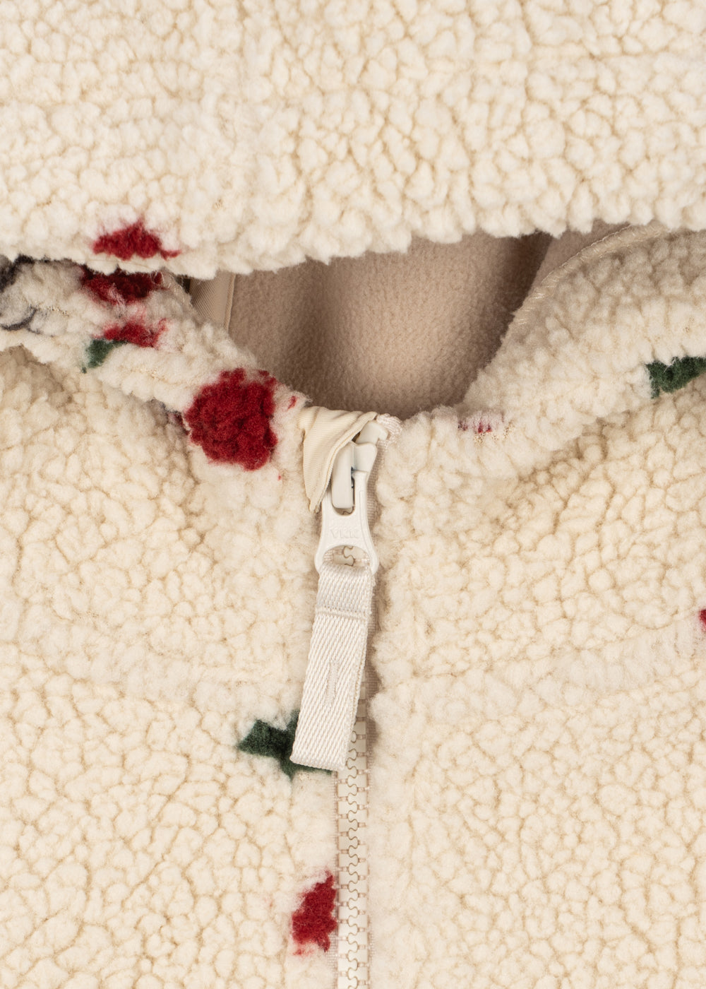 Konges Slojd Jody Teddy Hoodie GRS Ma Grande Cerise - product view 7