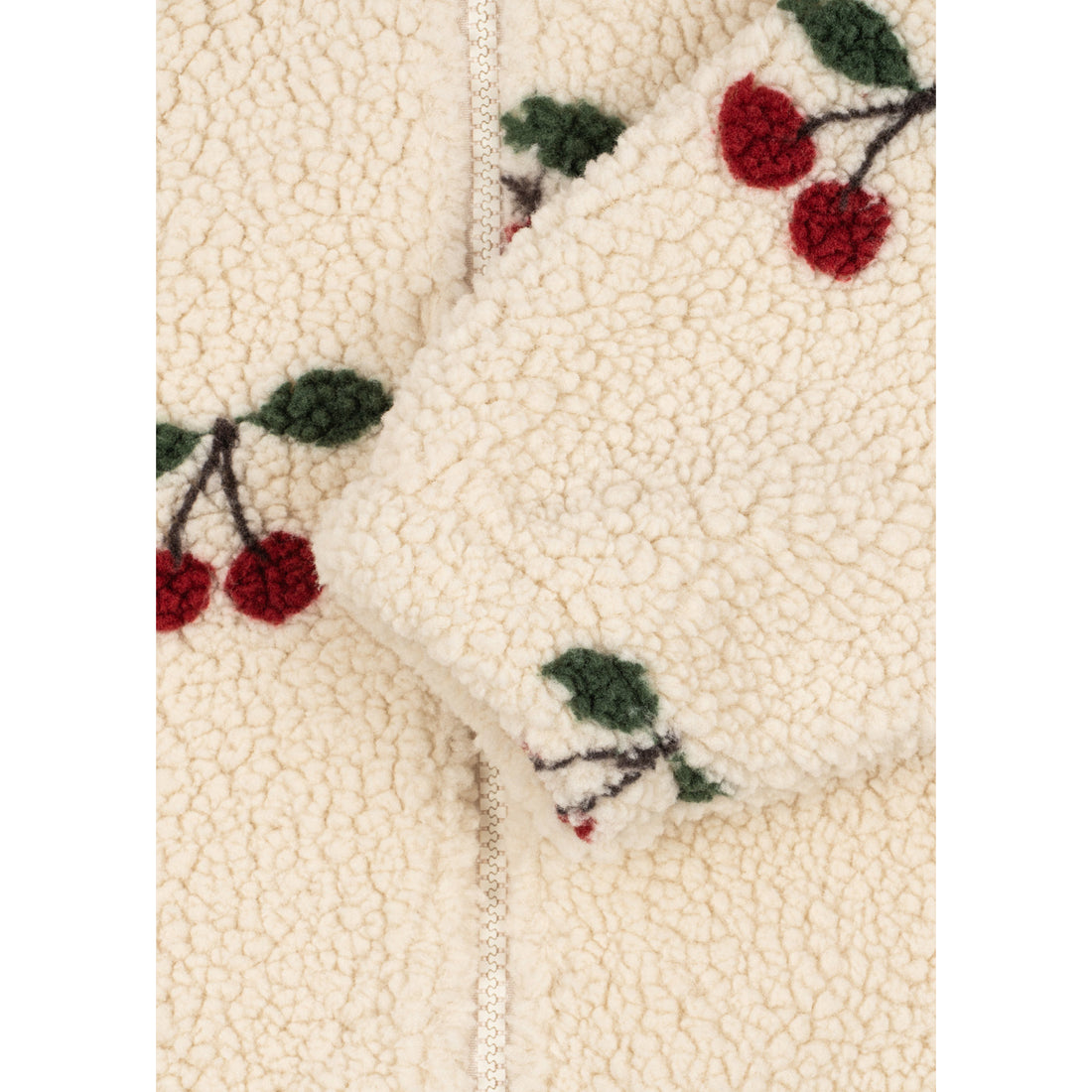 Konges Slojd Jody Teddy Hoodie GRS Ma Grande Cerise - product view 8