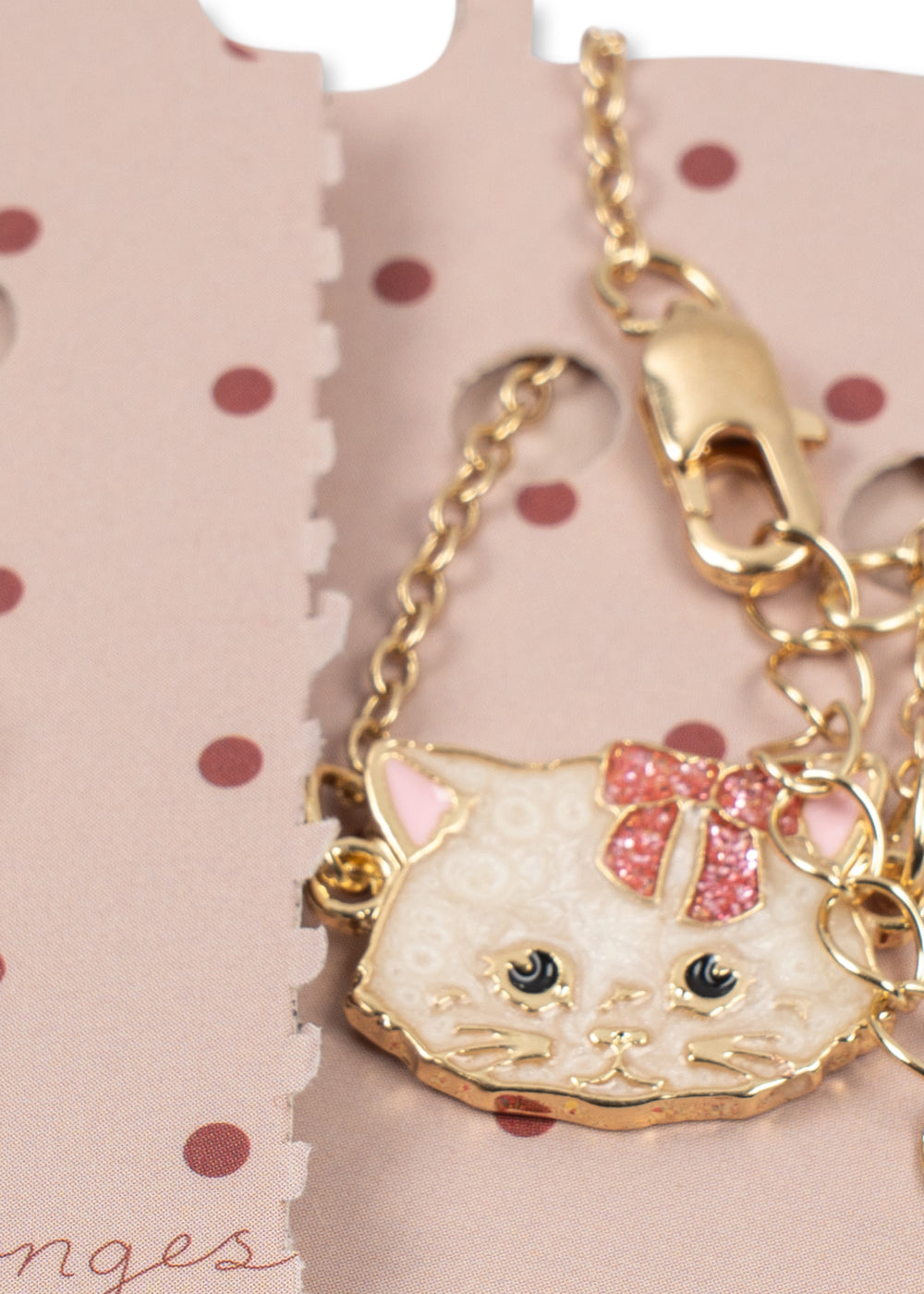 Konges Slojd Kitty Bestie Bracelets 2 Pcs Gold - product view 2