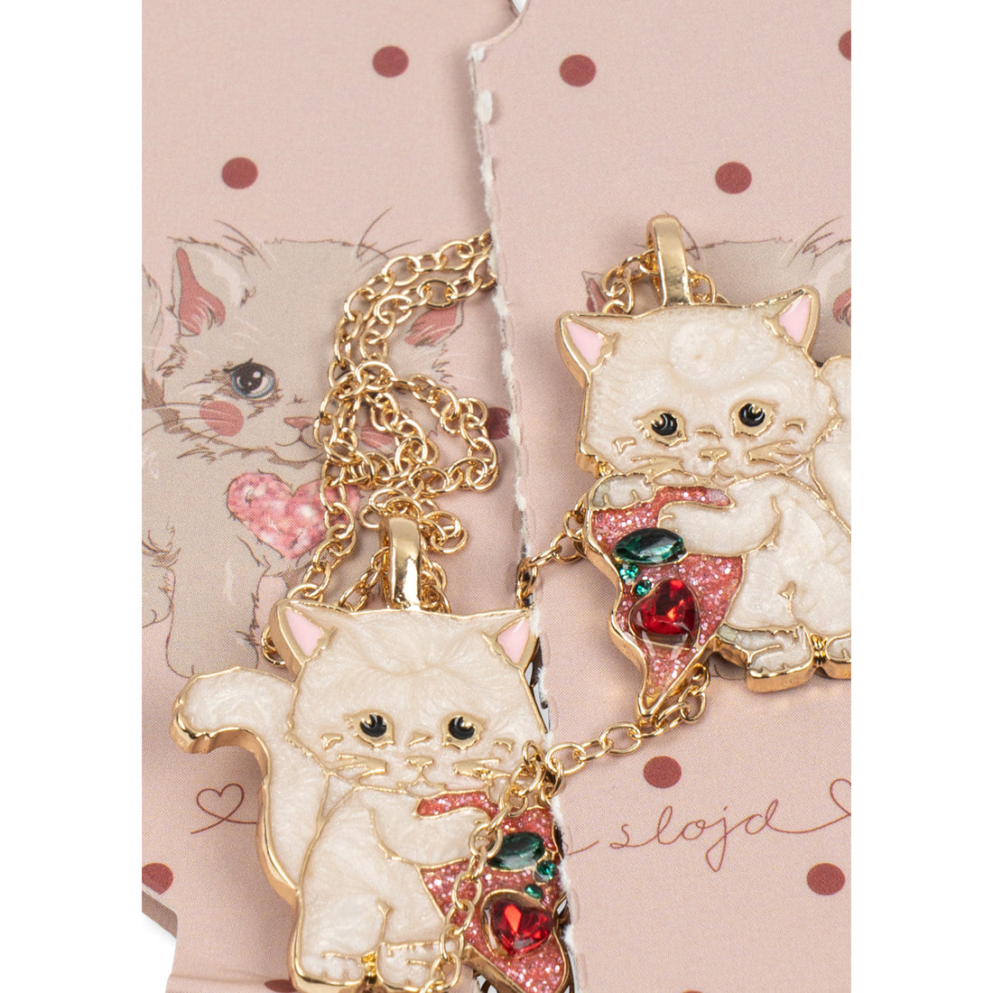 Konges Slojd Kitty Bestie Necklace Gold - product view 3