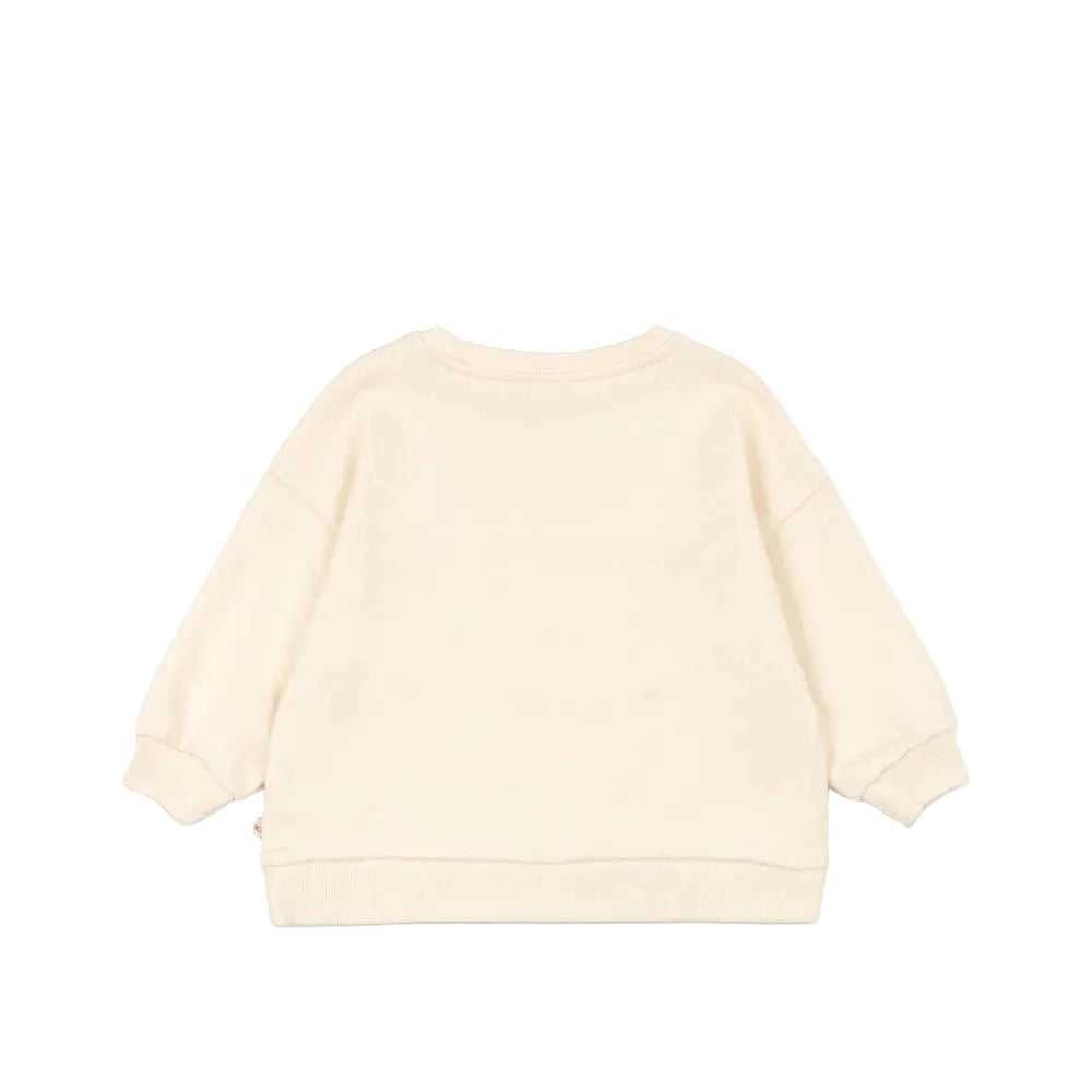 Konges Slojd Loupy Lou Sweatshirt in Buttercream back view