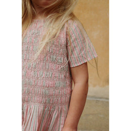 Konges Slojd Luli Dress Blush Stripe