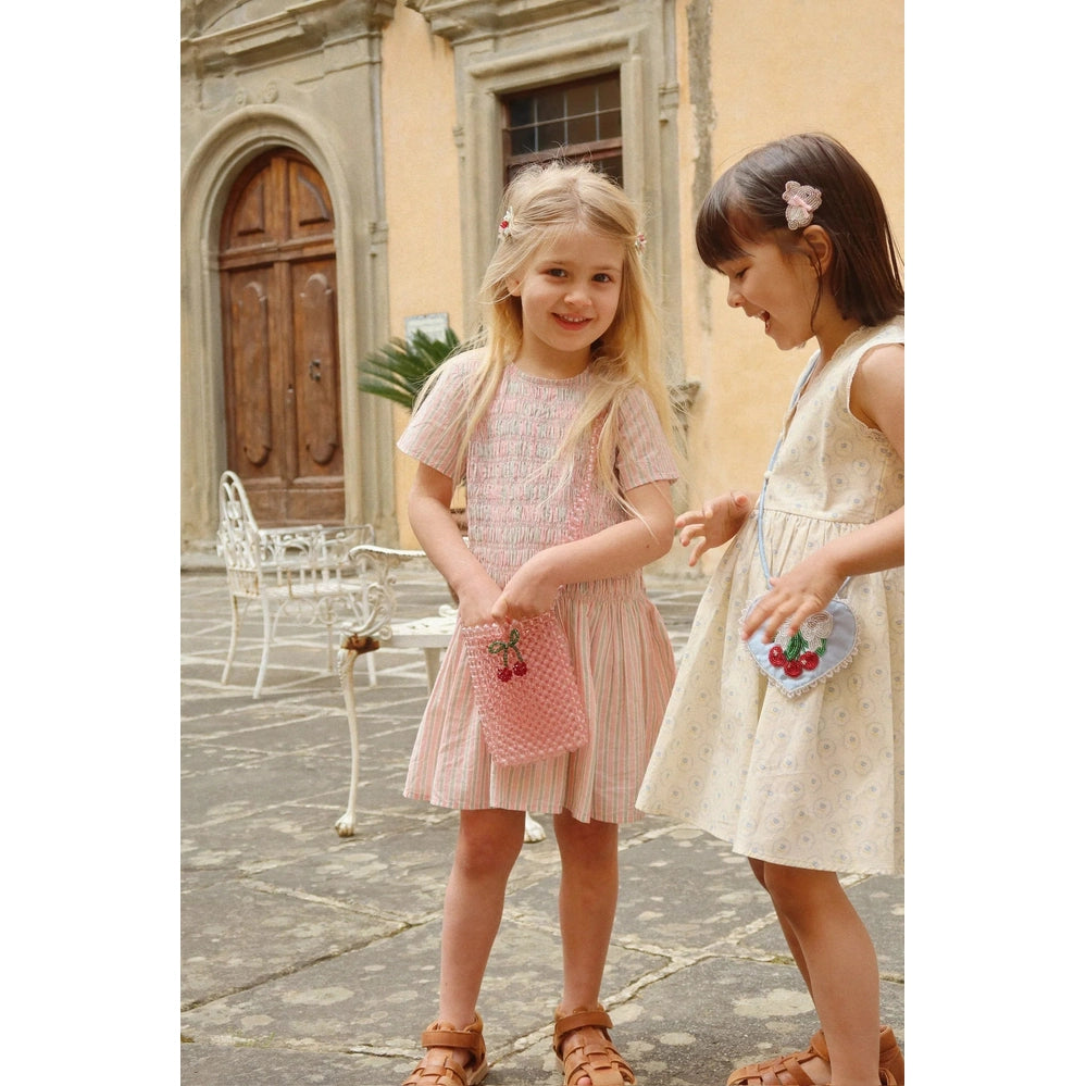 Konges Slojd Luli Dress in Blush Stripe