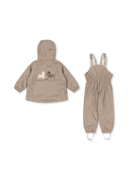 Konges Slojd Rainy Palme Dog Set Stripe La Mer