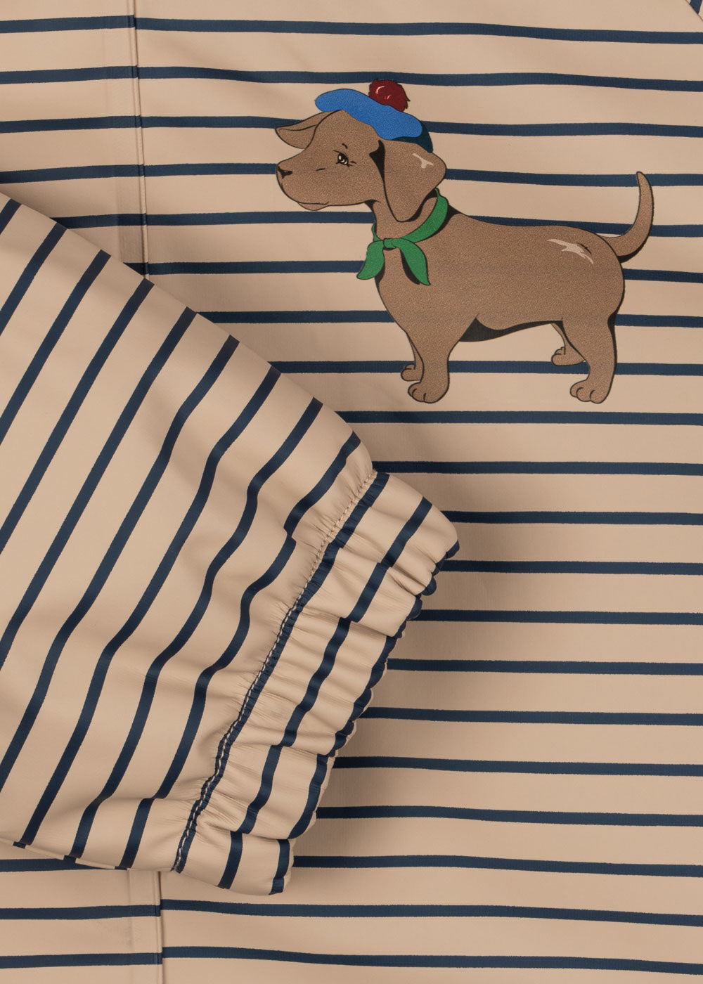 Konges Slojd Rainy Palme Dog Set Stripe La Mer, official product view 5