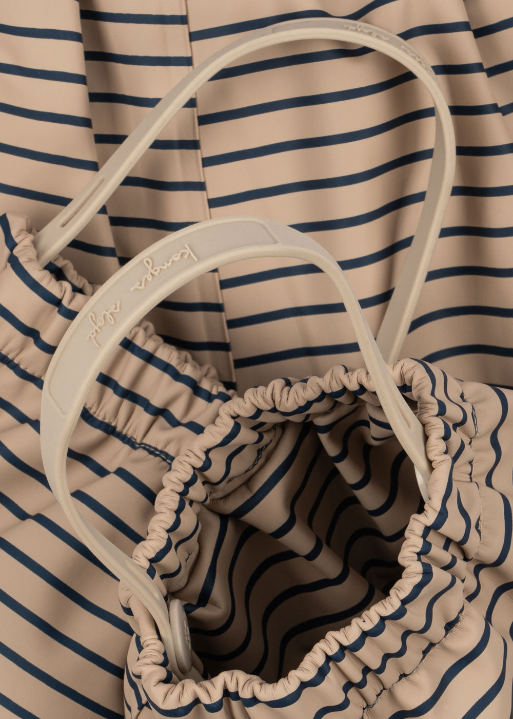 Konges Slojd Rainy Palme Dog Set Stripe La Mer, official product view 8