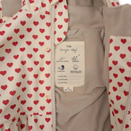 Konges Slojd Rainy Palme Set Coeur Rouge