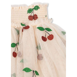 Konges Slojd Tullie Smock Skirt Glitter Cherry