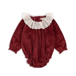 Konges Slojd Venola Romper Red Dahlia