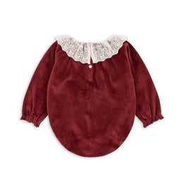 Konges Slojd Venola Romper Red Dahlia