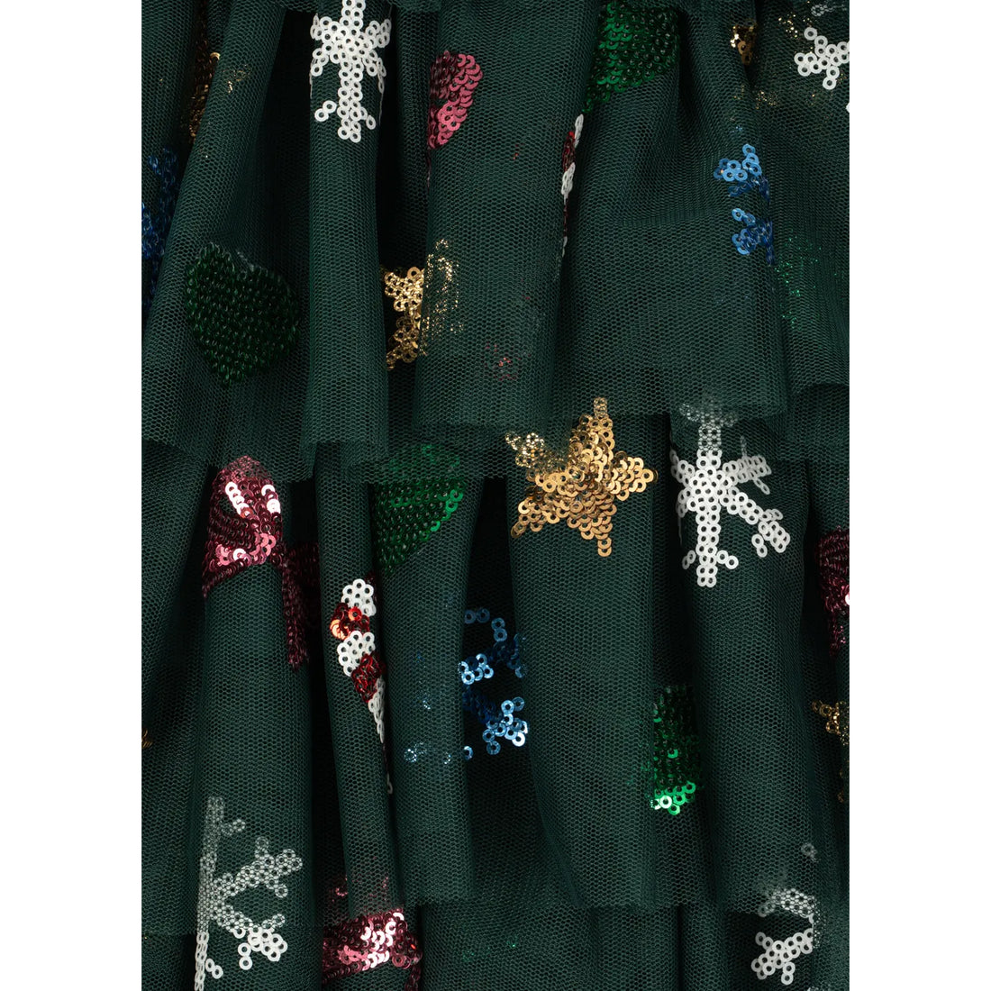 Konges Slojd Yvonne Christmas Dress Hunter Green - Product Detail
