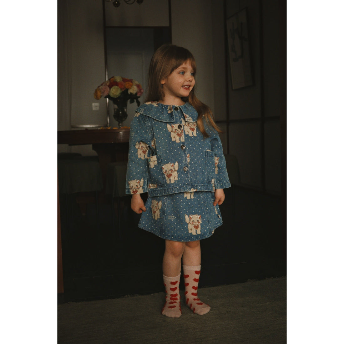 Konges Slojd Magot Collar Jacket GOTS Ciao Miao - lifestyle view 4